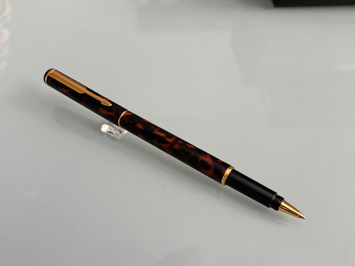 Parker Rialto Tortoise - Made in UK - Roller Ball
