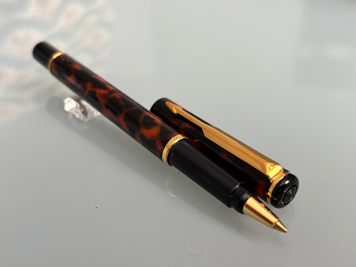Parker Rialto Tortoise - Made in UK - Roller Ball