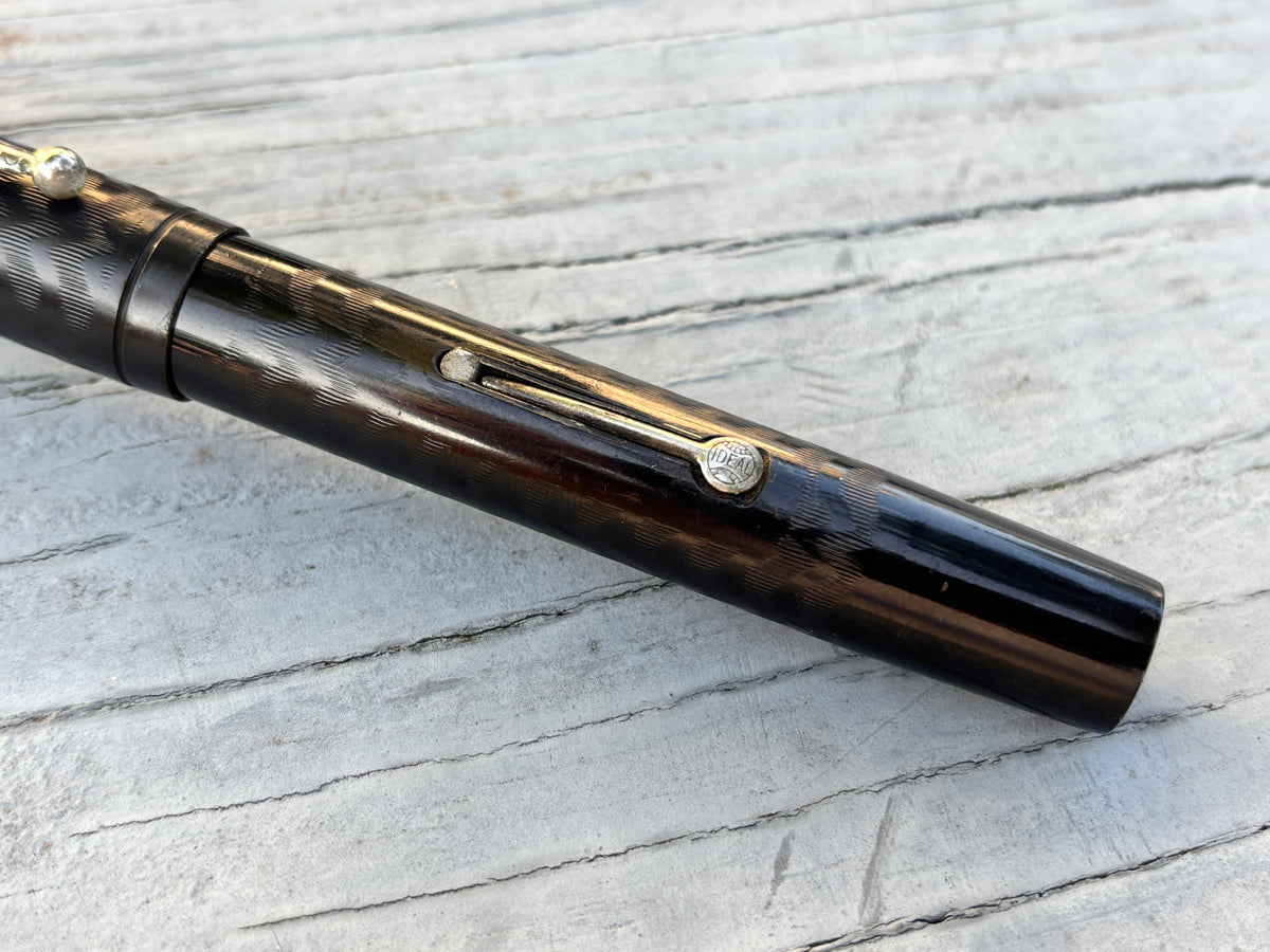 Waterman 58 Black Hard Rubber Chased - Fountain Pen