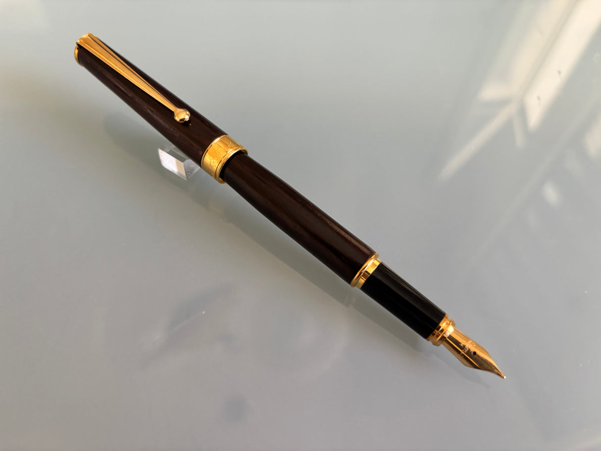Reden's Paris Ebony Wood Made in France - Fountain Pen circa 1988