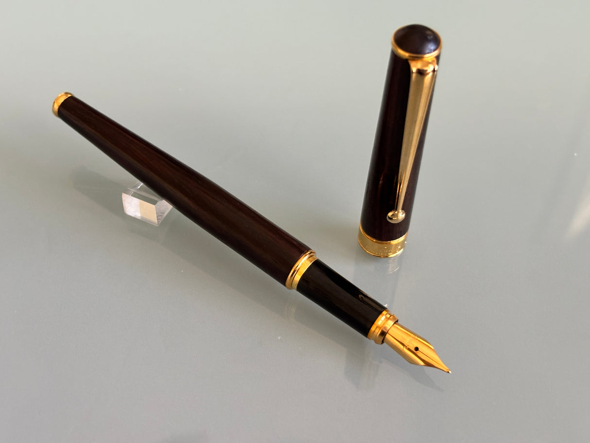 Reden's Paris Ebony Wood Made in France - Fountain Pen circa 1988