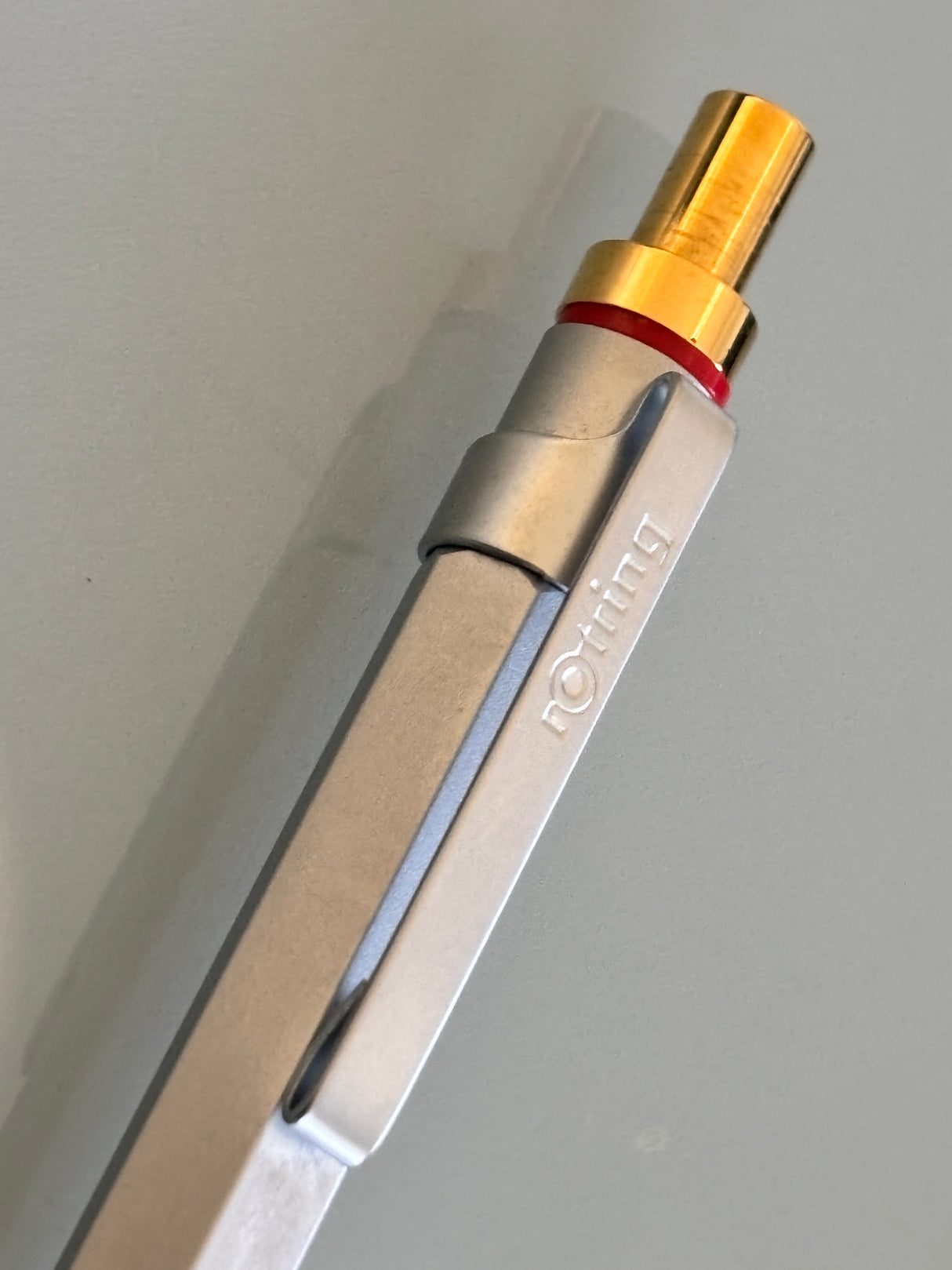 Rotring R 026399 Ball Pen Faceted Satin Chrome new in the box !