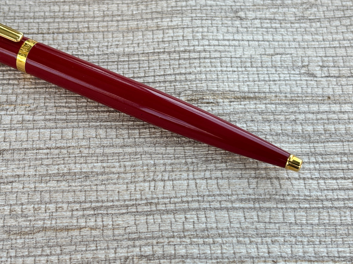 Jimmy's Pick - Elysee En vogue Burgundy Gold Trim Made in Germany - Ballpoint Pen