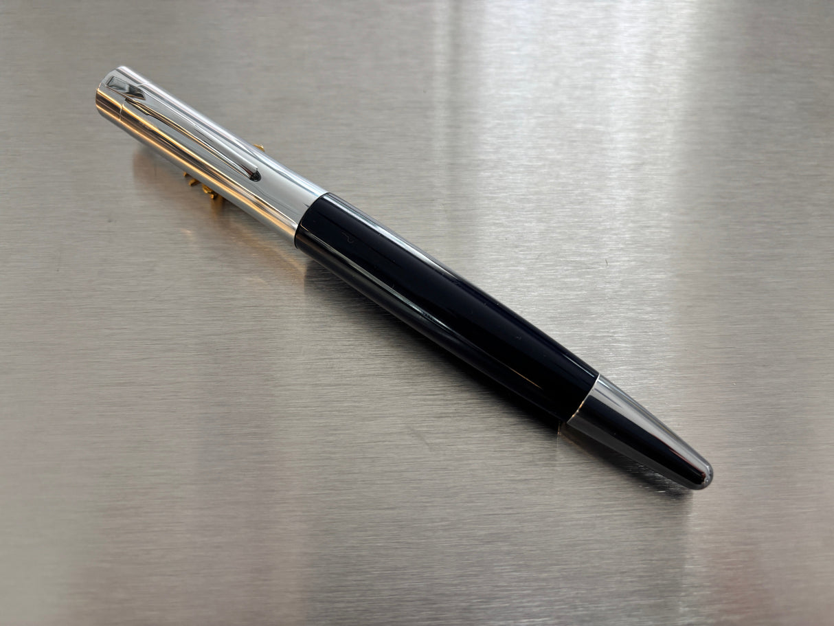 Rotring Data Initial Navy Blue / Chorme cap - Roller Ball