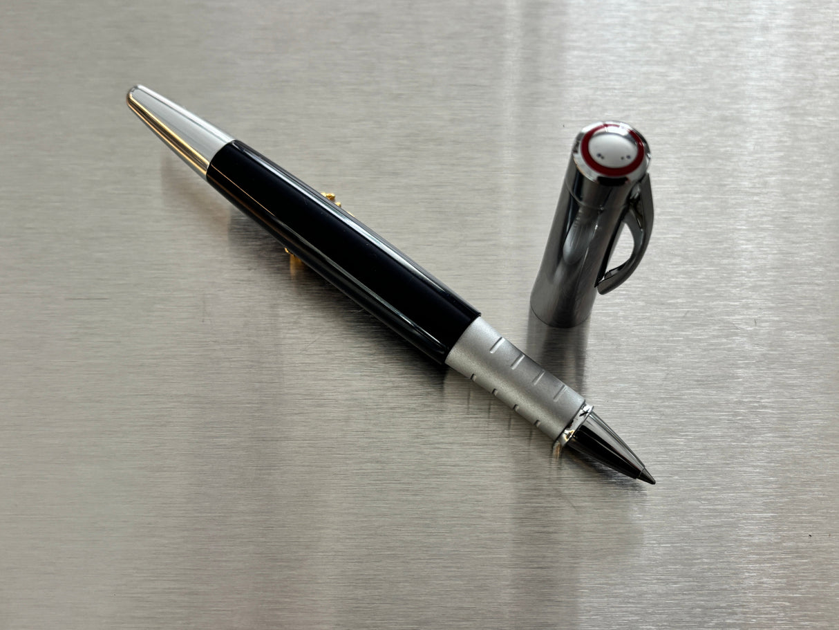 Rotring Data Initial Navy Blue / Chorme cap - Roller Ball