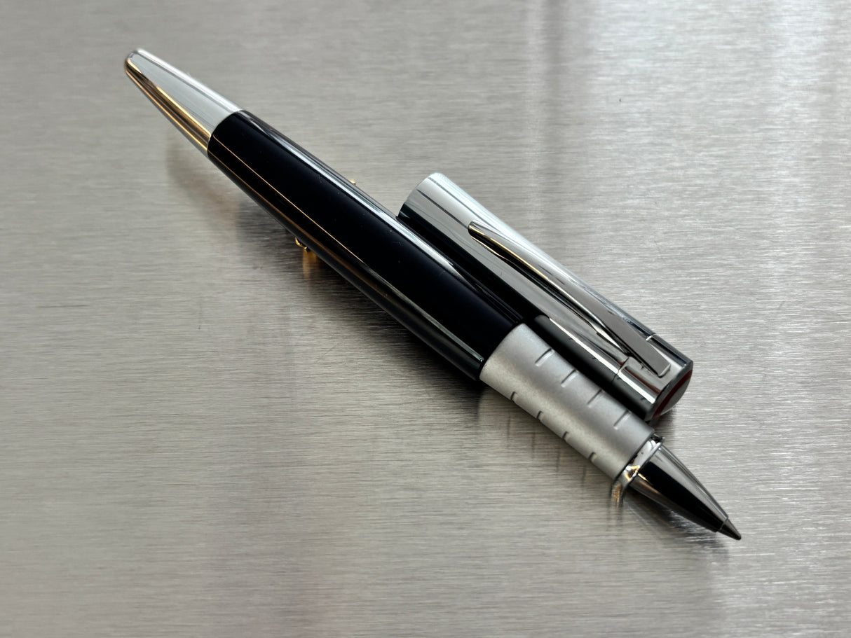 Rotring Data Initial Navy Blue / Chorme cap - Roller Ball