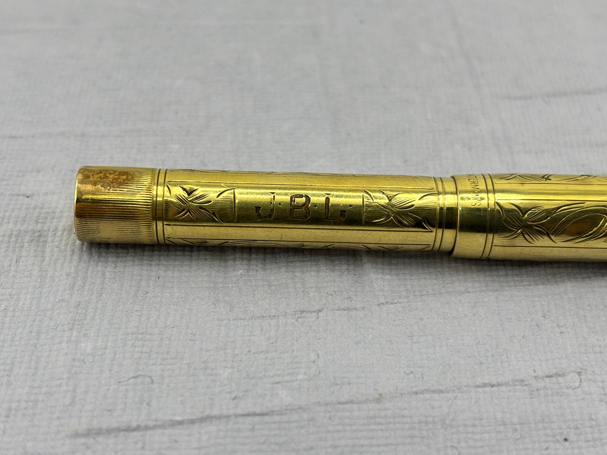 Waterman 0552 1/2V Floral Leaves Pattern