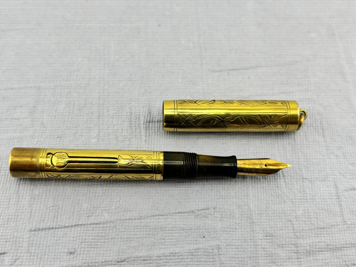 Waterman 0552 1/2V Floral Leaves Pattern