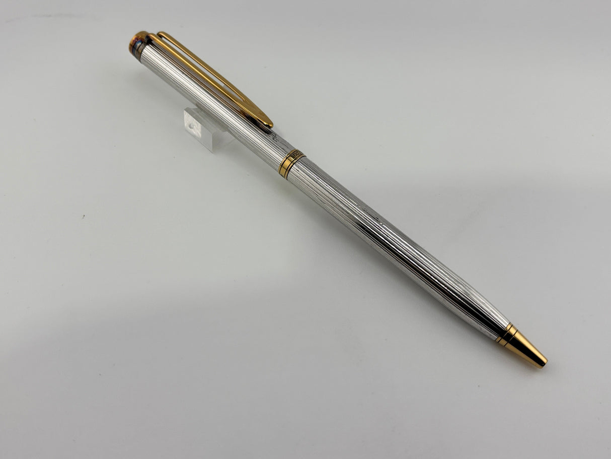 Waterman Gentleman in Sterling Silver lined circa 1985 - Ball Pen