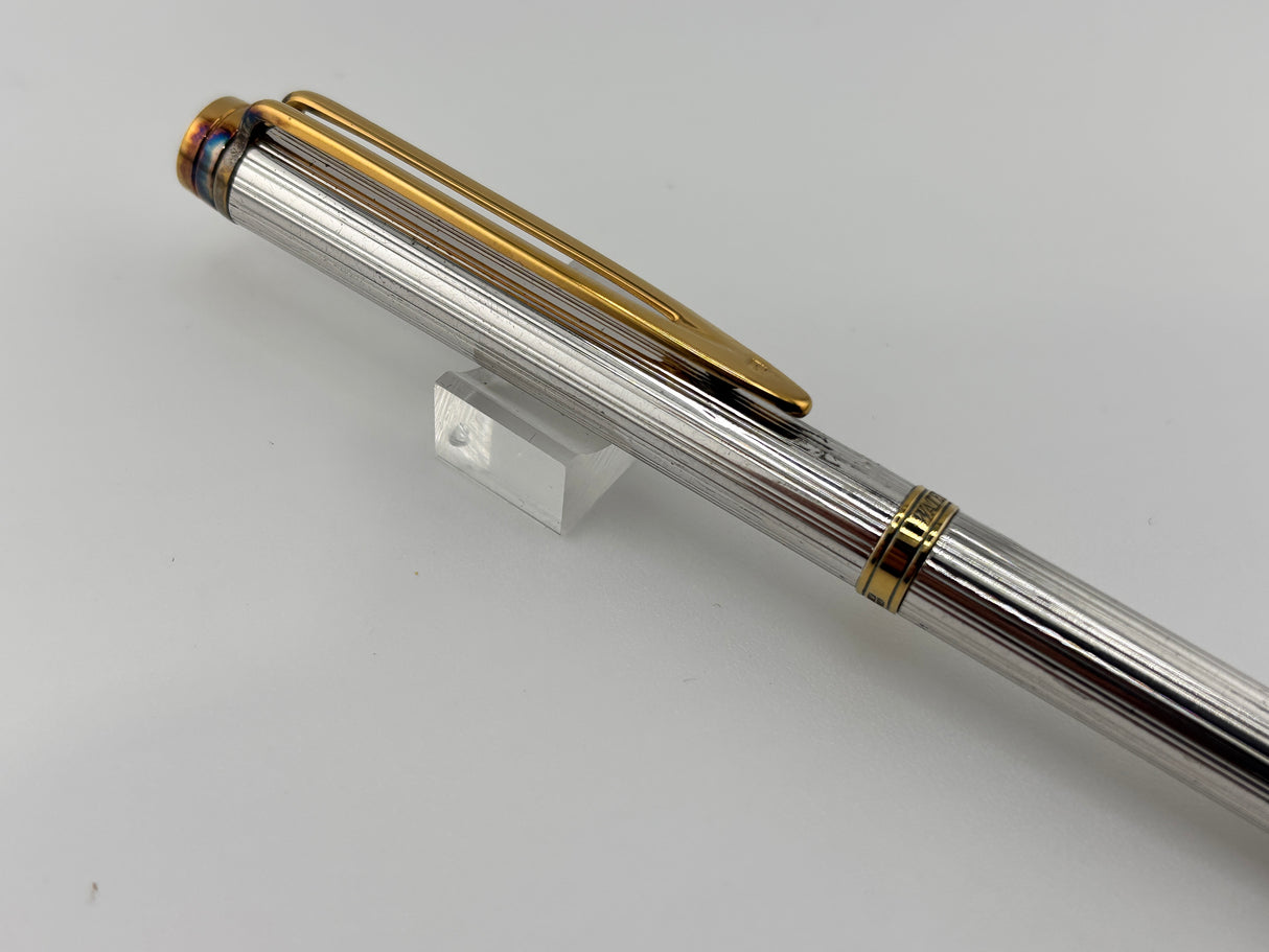 Waterman Gentleman in Sterling Silver lined circa 1985 - Ball Pen