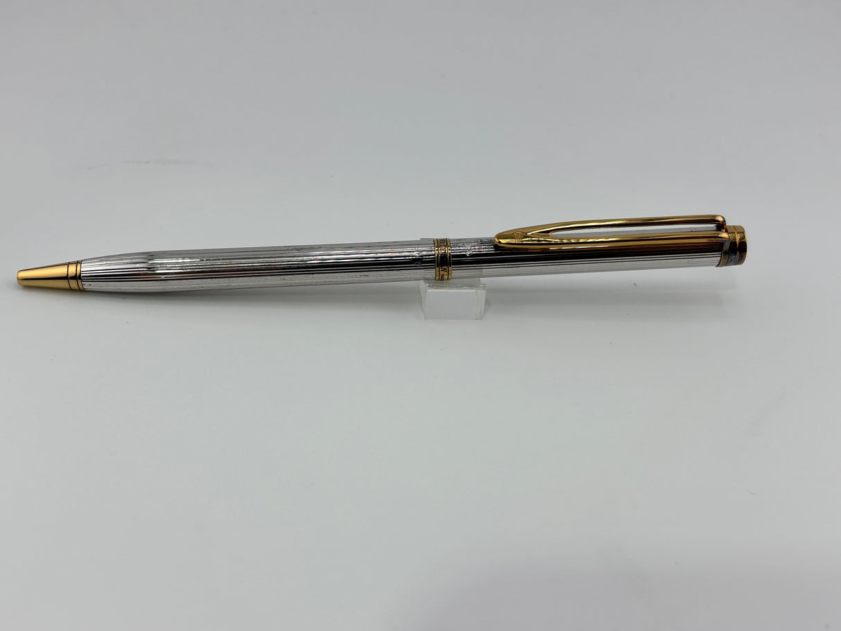 Waterman Gentleman in Sterling Silver lined circa 1985 - Ball Pen