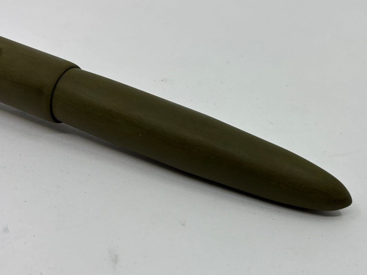 Ranga India Giant Torpedo Green unpolished ebonite - Fountain Pen