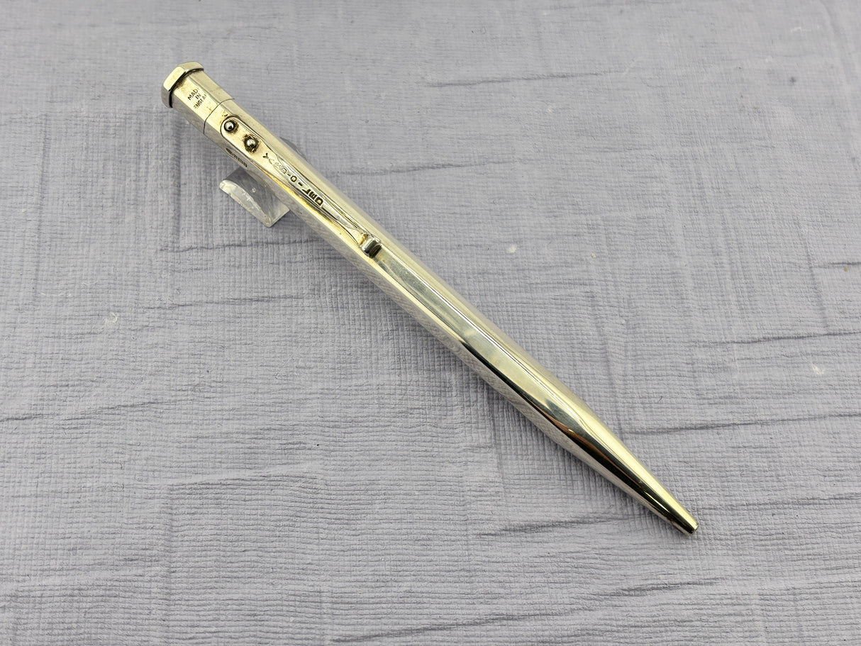 Yard O Led Faceted Sterling silver 925 " the diplomat " Made in Uk - Ball Pen