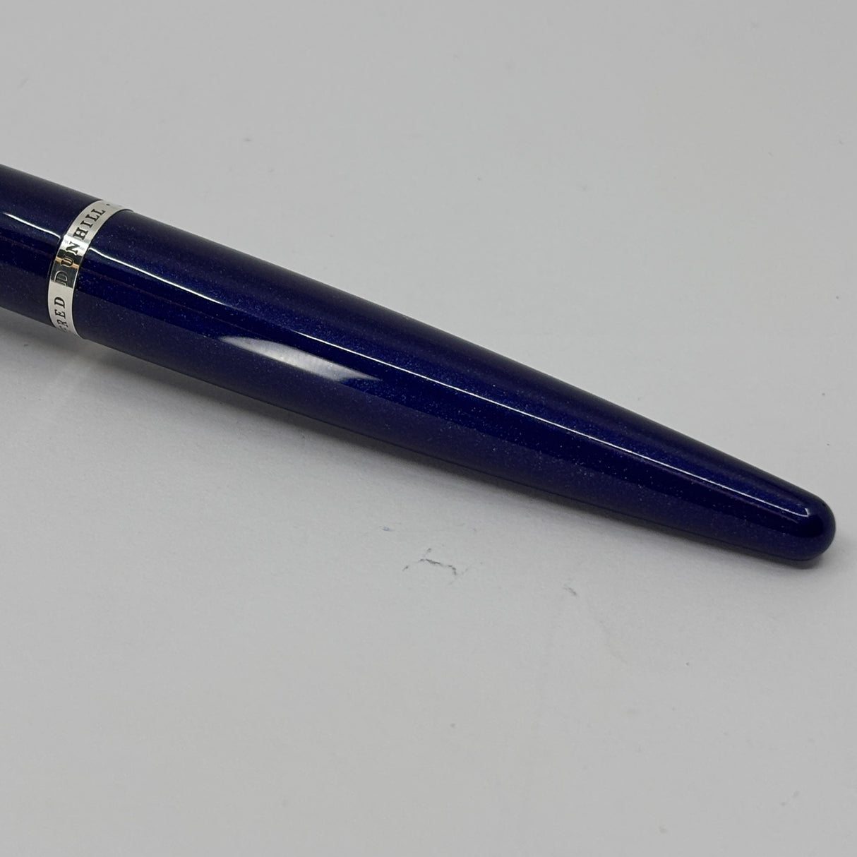 Dunhill AD2000 Royal Blue Galaxy Fountain Pen - Extra Fine 18kt Gold Nib