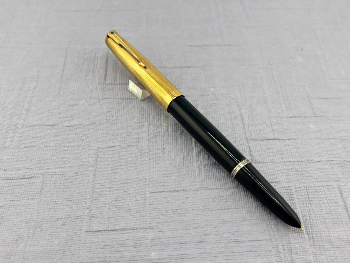 Parker 51 Navy Blue Diamond clip Vacumatic