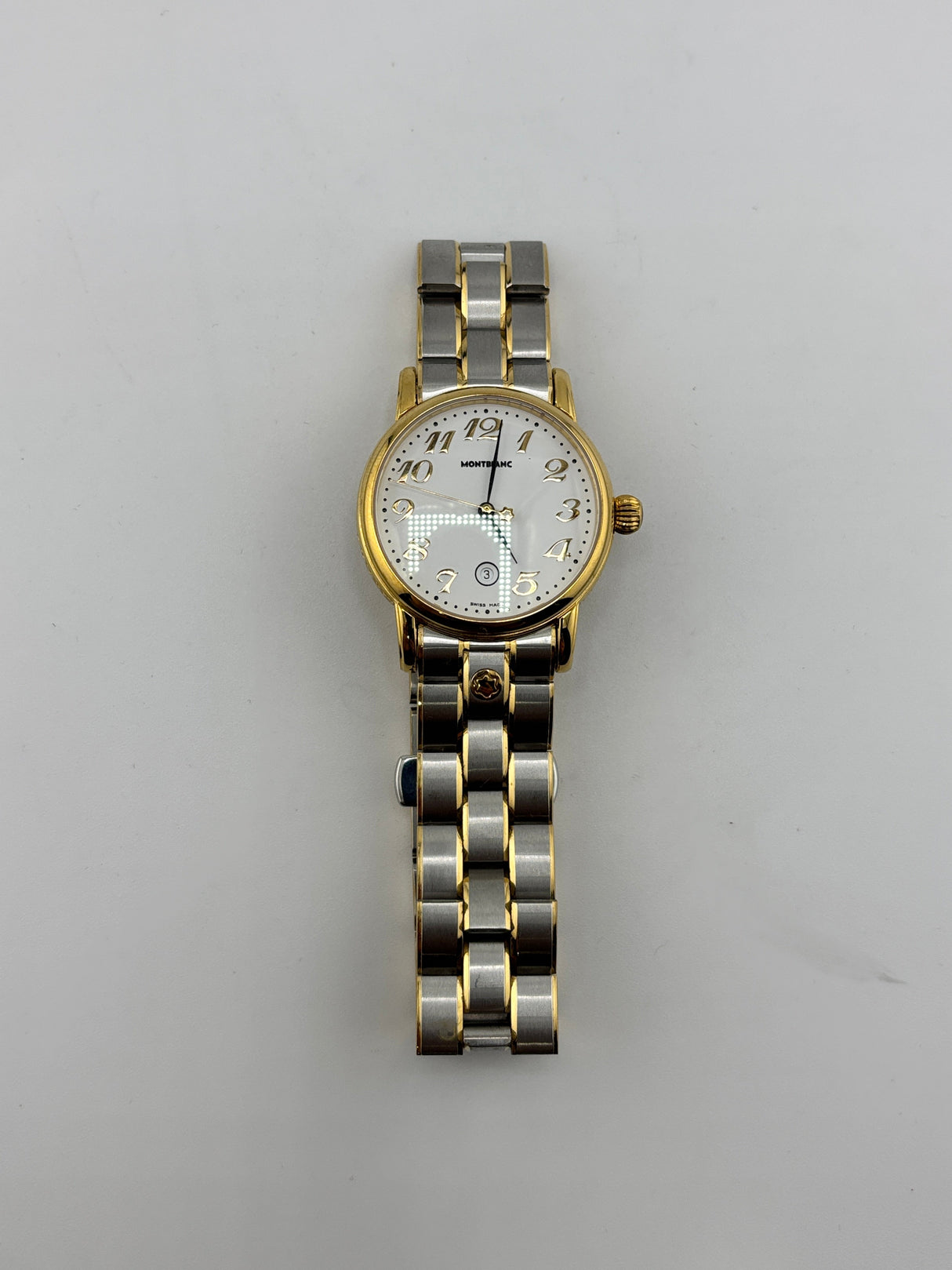 Montblanc Watch Star Collection 2 tones steel and gold plated 31 mm circa 1999
