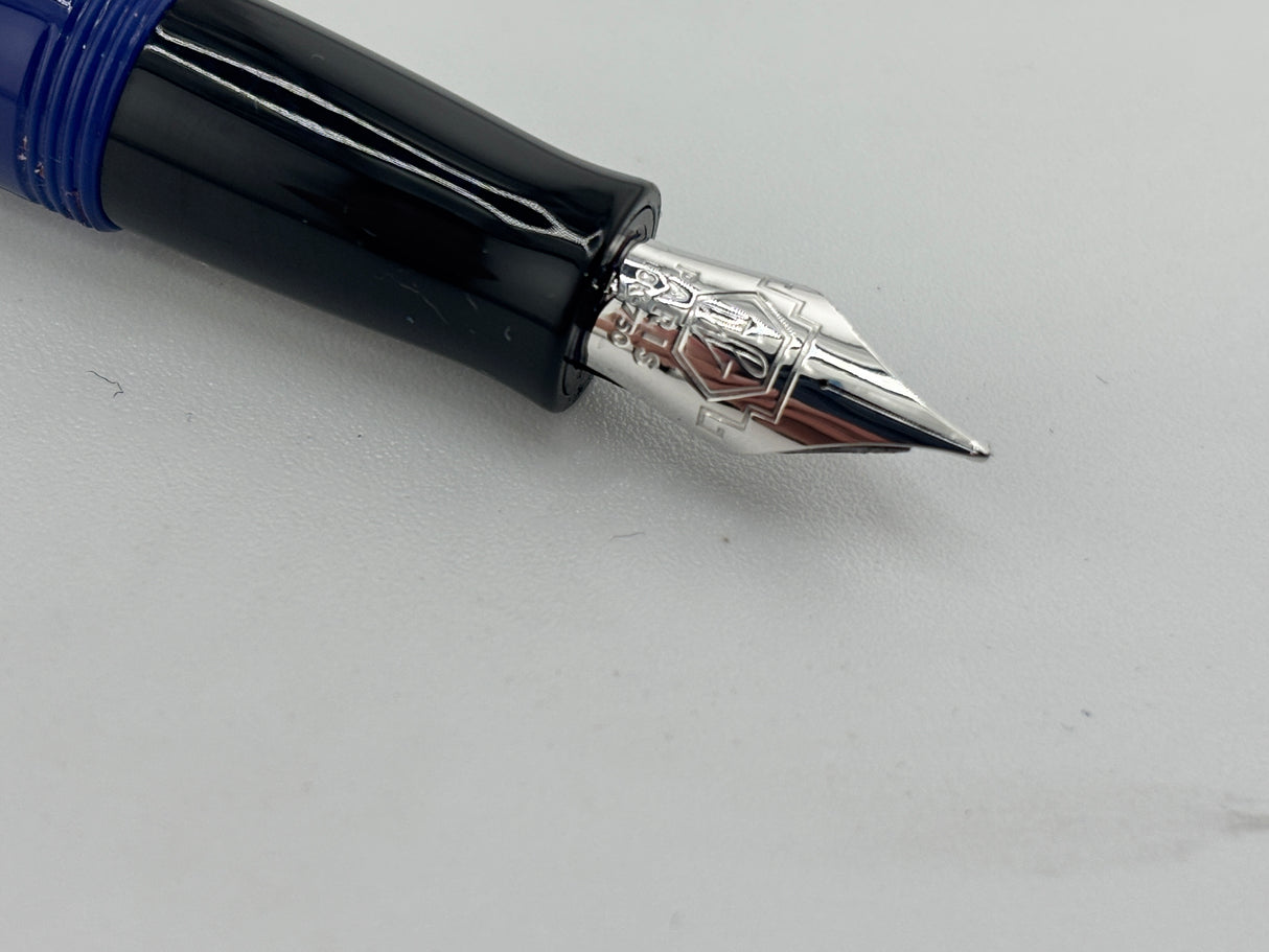 Waterman Charleston Blue silver chrome - Fountain Pen