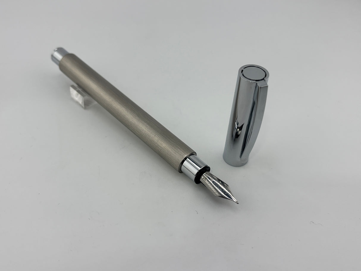 Faber Castell Ambition brushed stainless steel - Fountain Pen