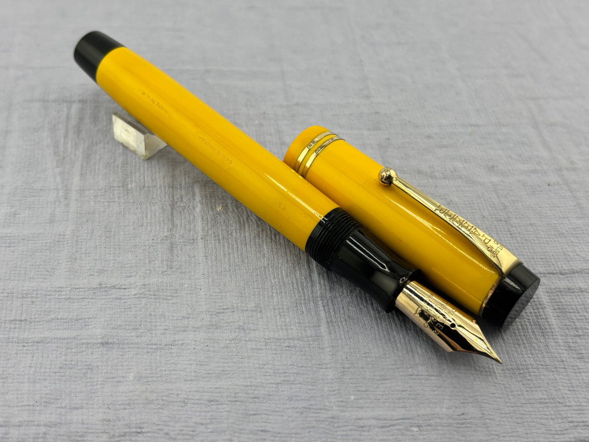 Parker Duofold Senior Streamline Mandarin Fountain Pen