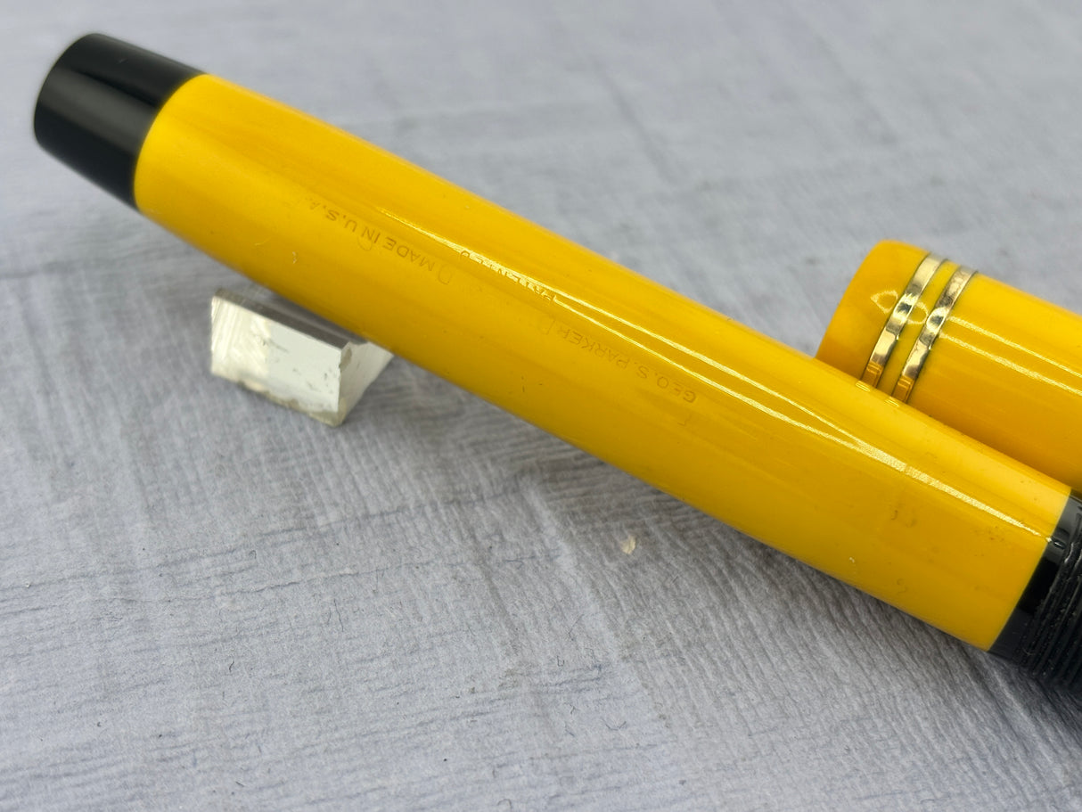 Parker Duofold Senior Streamline Mandarin Fountain Pen