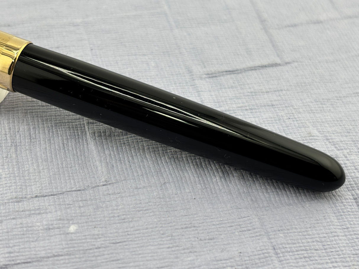 Parker 51 Black Gold Filled Cap 1/16 - Fountain Pen
