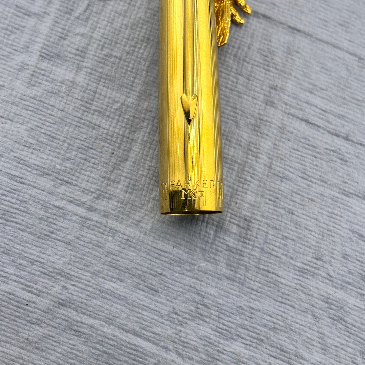 Parker 61 MK II Made in Argentina by Parker - Black - GOLD-PLATED CAP Fountain Pen