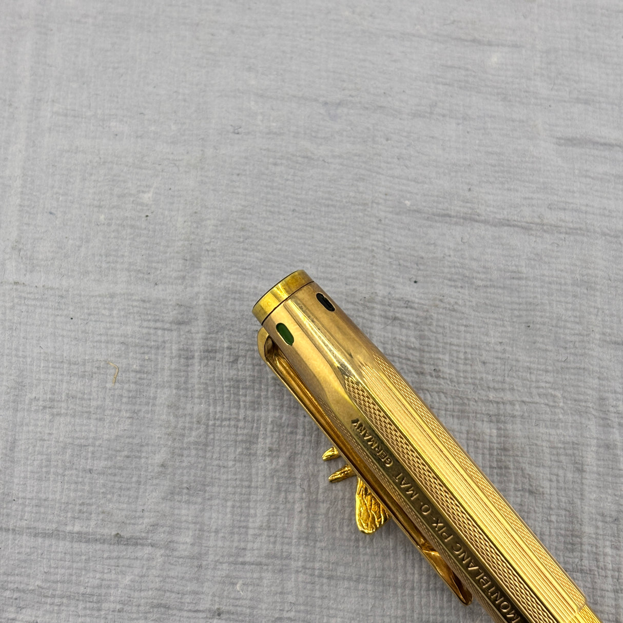 MONTBLANC PIX-O-MAT 4 COLOR MULTI-FUNCTION GOLD-PLATED BALLPOINT PEN