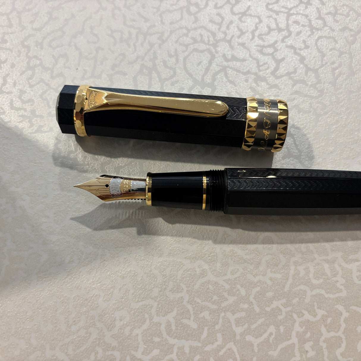 Platinum AD2000 Y2K Black Commemorative Limited Edition Fountain Pen - Fine 18kt Gold Nib