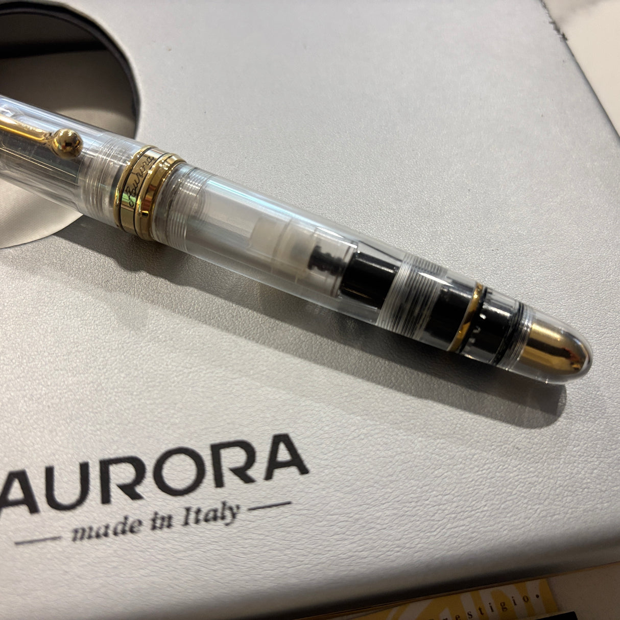 Aurora 88 Demonstrator Fountain Pen Limited Edition - Broad 18kt Gold Nib