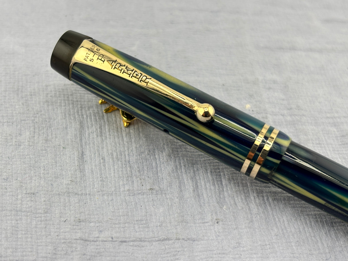 Parker Duofold Style Junior True Blue - Fountain Pen