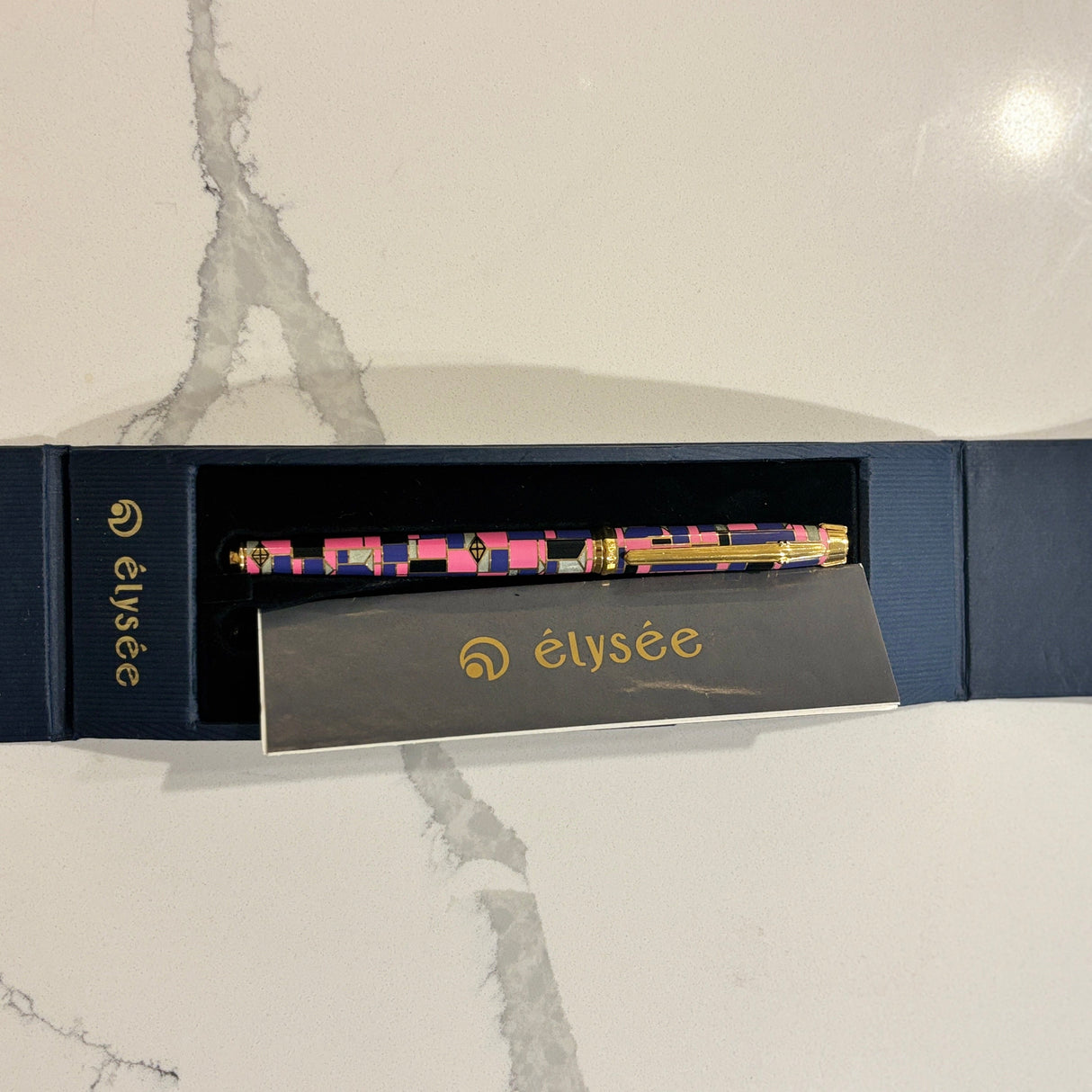 Elysee Rollerball Chinese Lacquer Cloisonne Parthenon Vernissage Edition Circa 1990