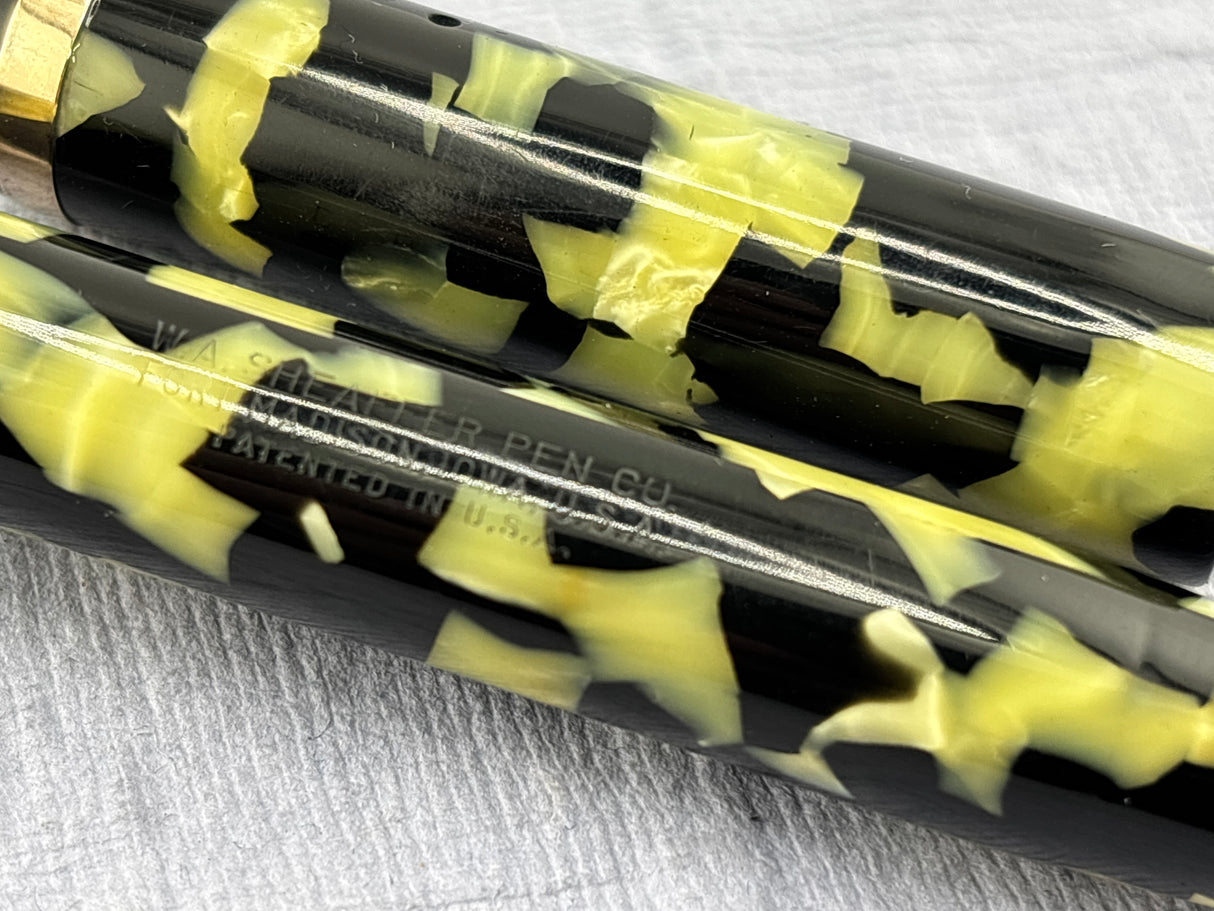 Sheaffer Flat Top Lifetime Senior Black and Pearl - Fountain Pen
