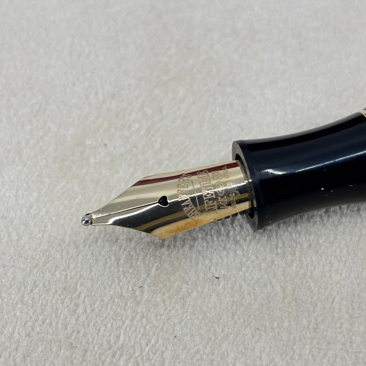 Sheaffer Balance II Aspen Marbled Blue Special Edition circa 2000 - Broad 14kt Gold Nib