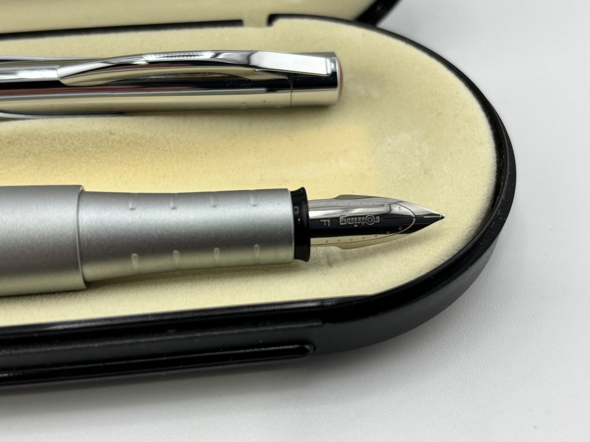 Rotring Set Chrome and silver matte APC system - Fountain Pen and Ball Pen