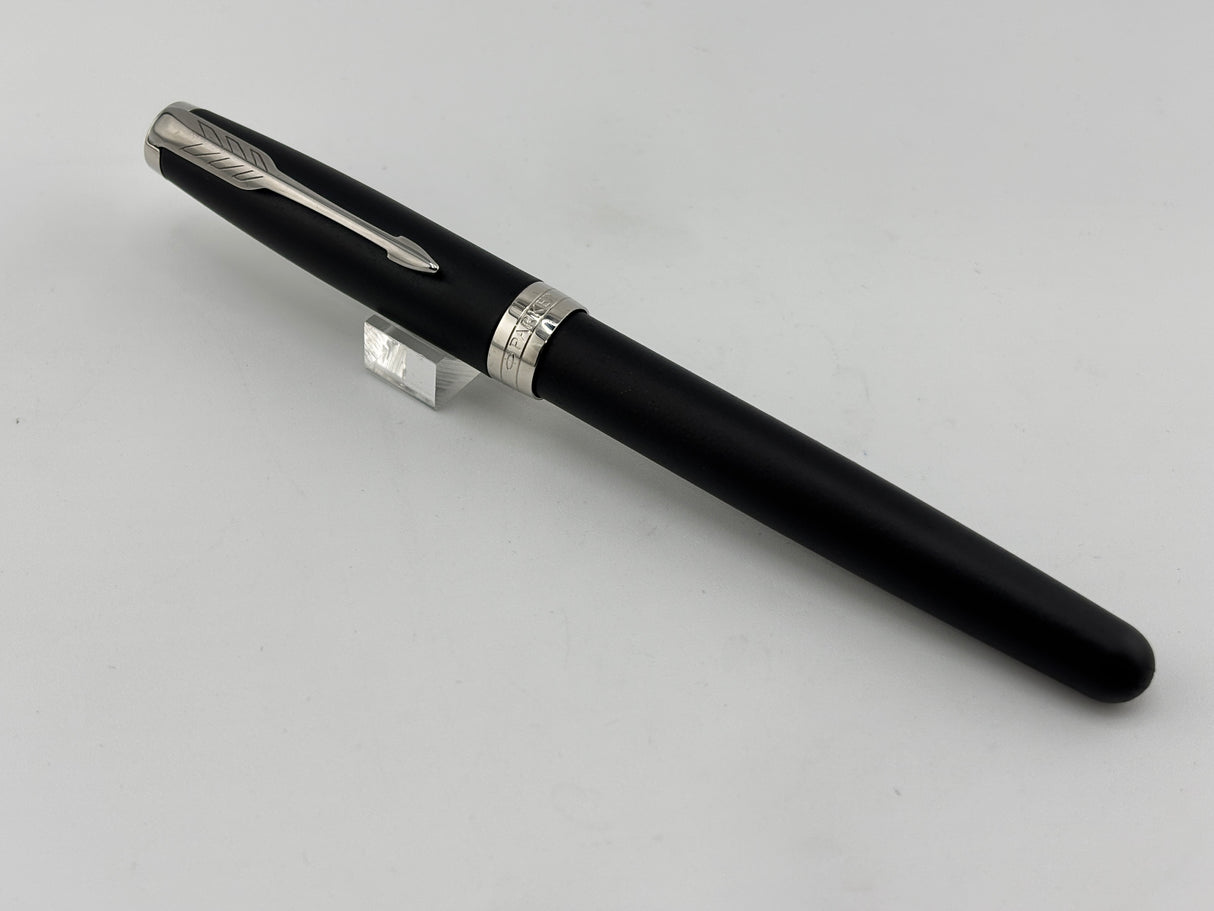 Parker Sonnet Black Matte lacquer chrome trim - Fountain Pen