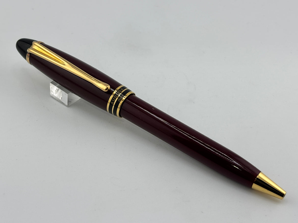 Aurora Ispilon burgundy Gold trim - Ball Pen