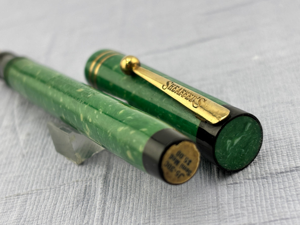 Sheaffer’s 5-30 Flat Top Green Jade - Fountain Pen