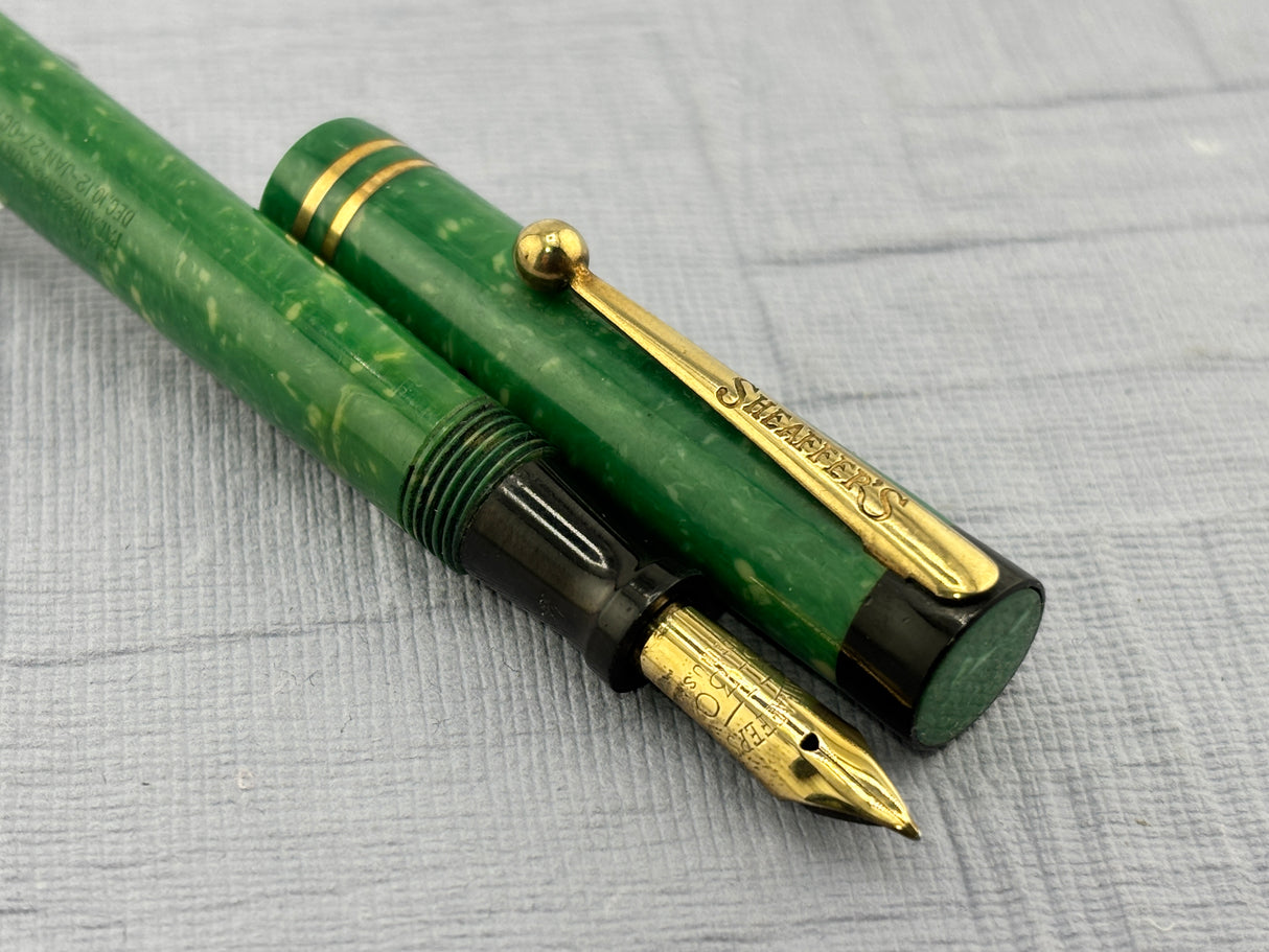 Sheaffer’s 5-30 Flat Top Green Jade - Fountain Pen