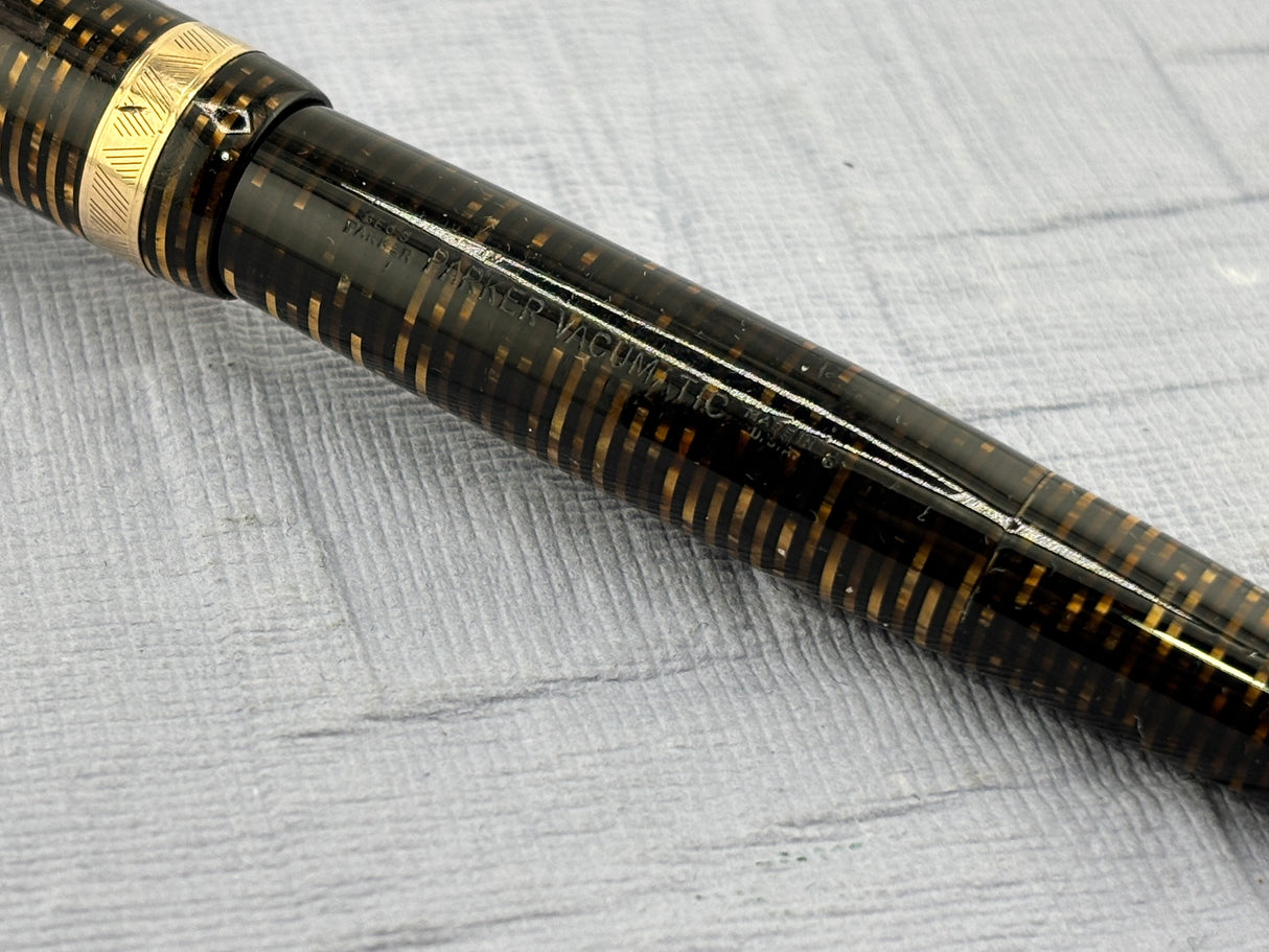 Parker Vacumatic Standard Brown Split Arrow Diamond clip - Fountain Pen