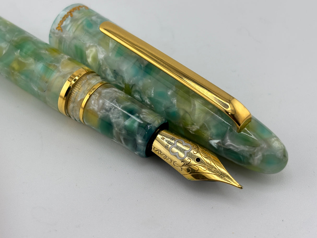 Esterbrook Etsie Sea Glass gold trim - Fountain Pen