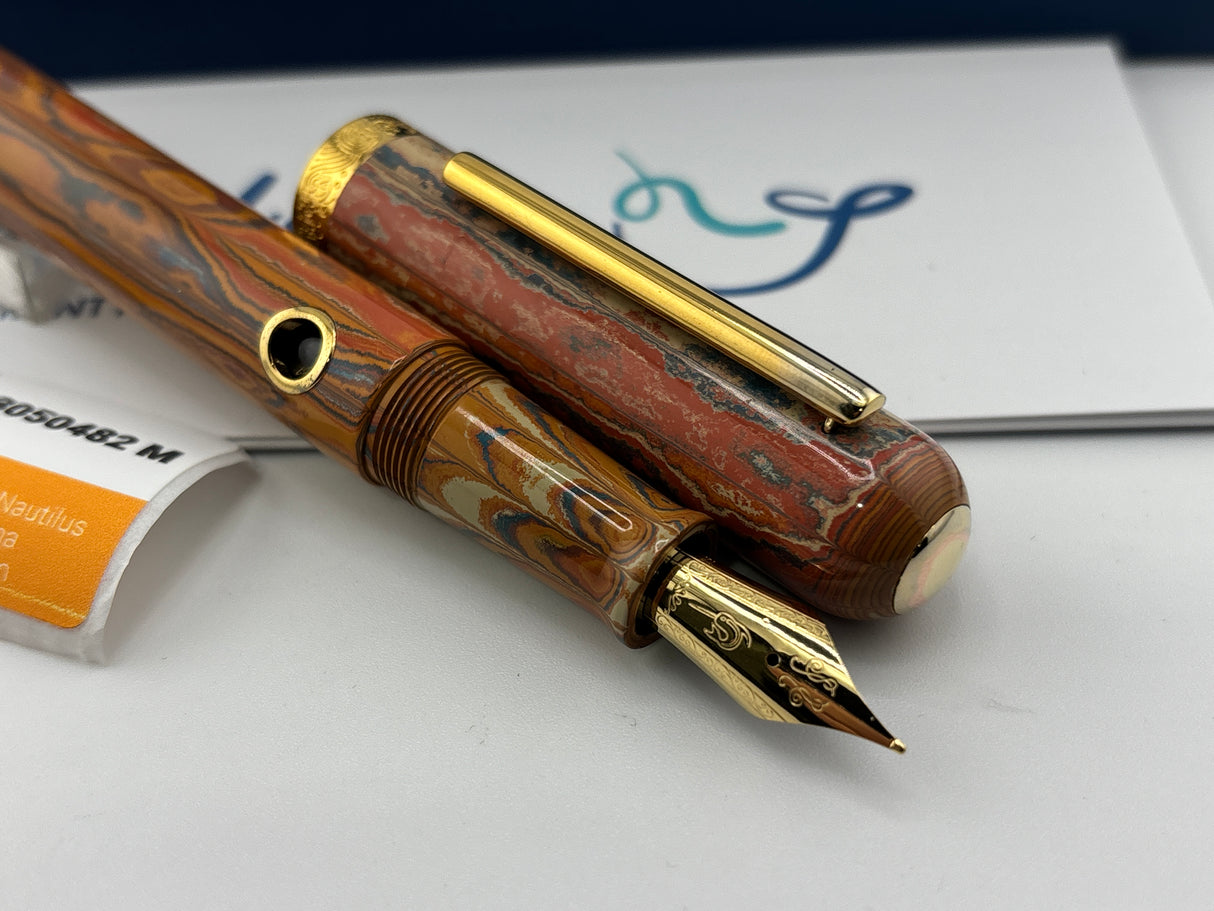 Nahvalur Arizona Nautilus beautiful Ebonite - Fountain Pen