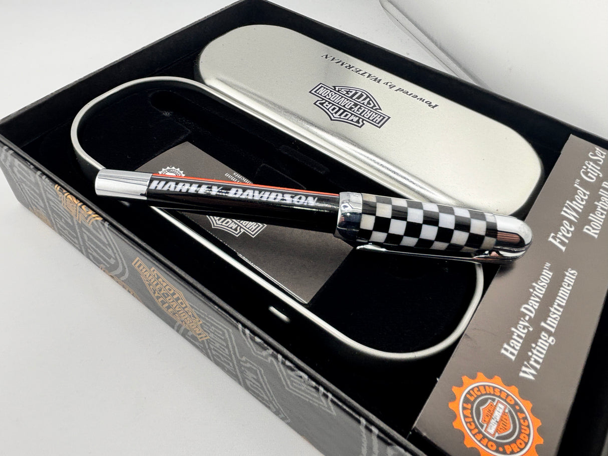 Waterman Harley Davidson Phileas Free Wheel gift set - Roller Ball Pen