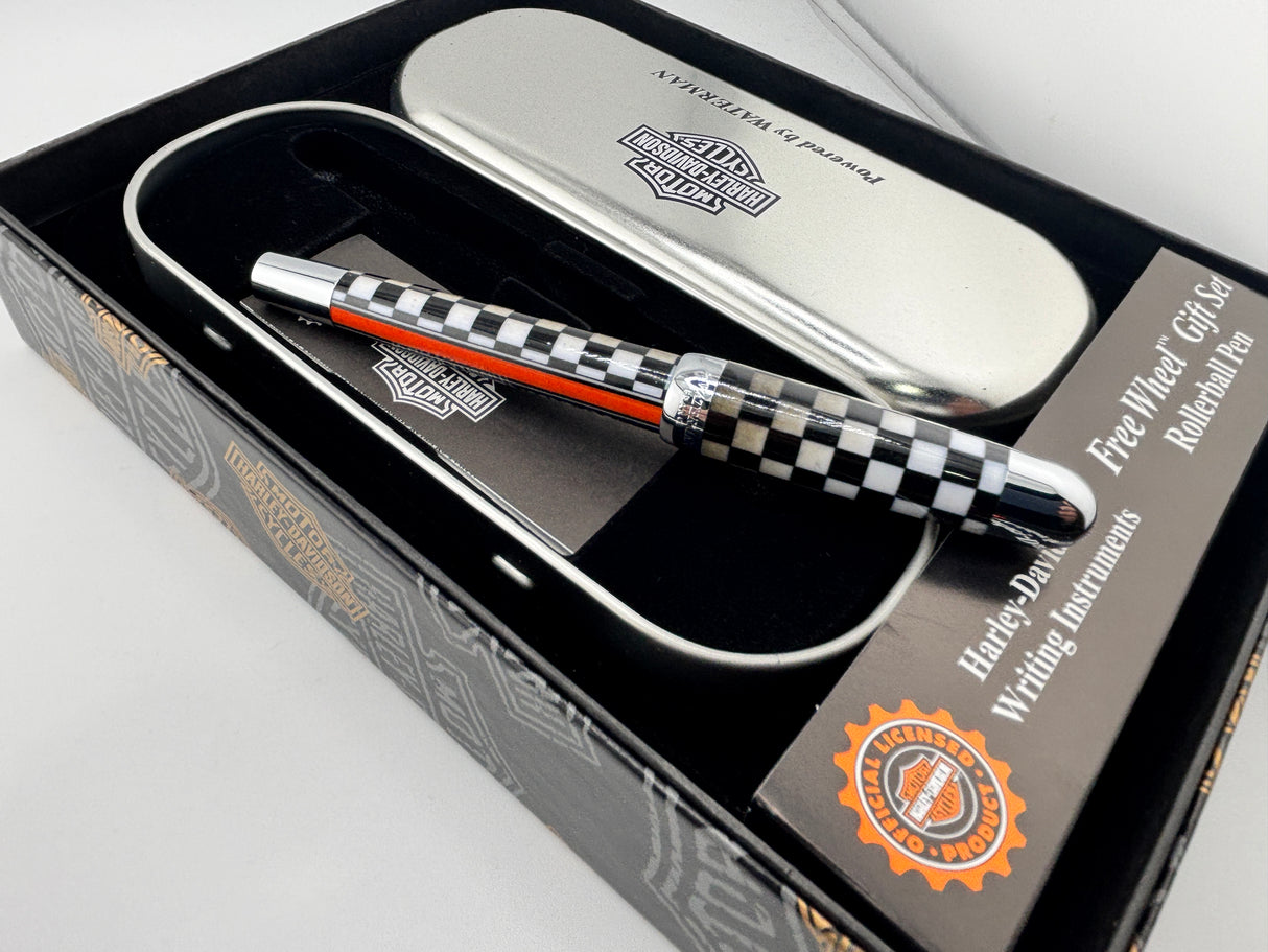 Waterman Harley Davidson Phileas Free Wheel gift set - Roller Ball Pen