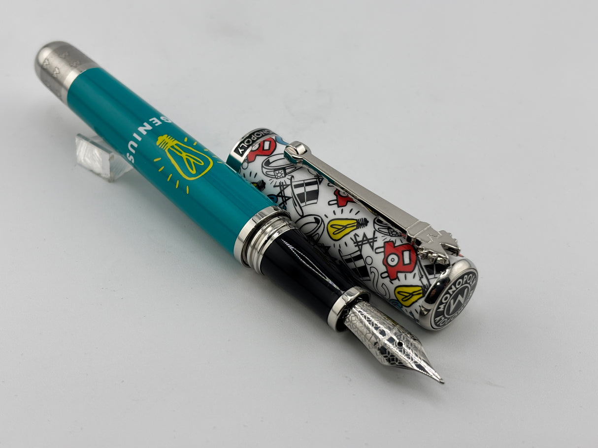 Montegrappa Monopoly "Genius" Edition Fountain Pen - Medium Stainless Steel Nib