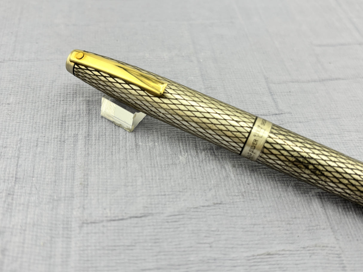 Sheaffer’s Imperial crossed lines sterling silver 925 - Fountain Pen