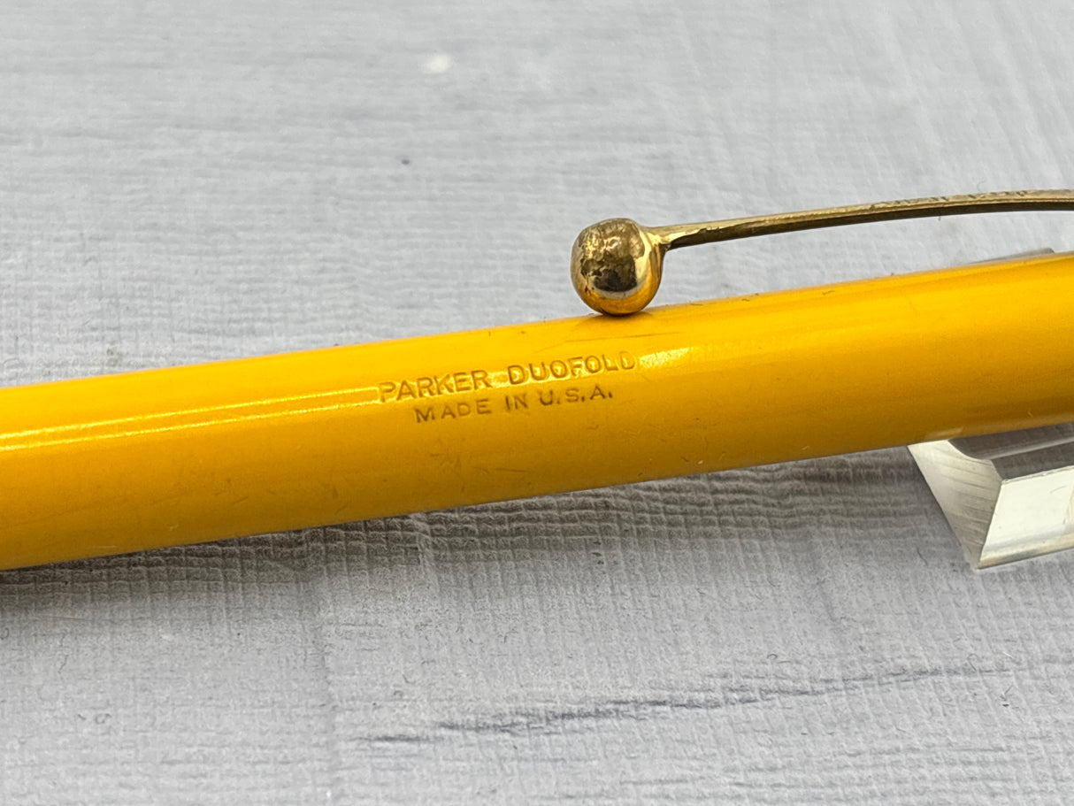 Parker Duofold Pencil Mandarin Yellow - Mechanical Pencil