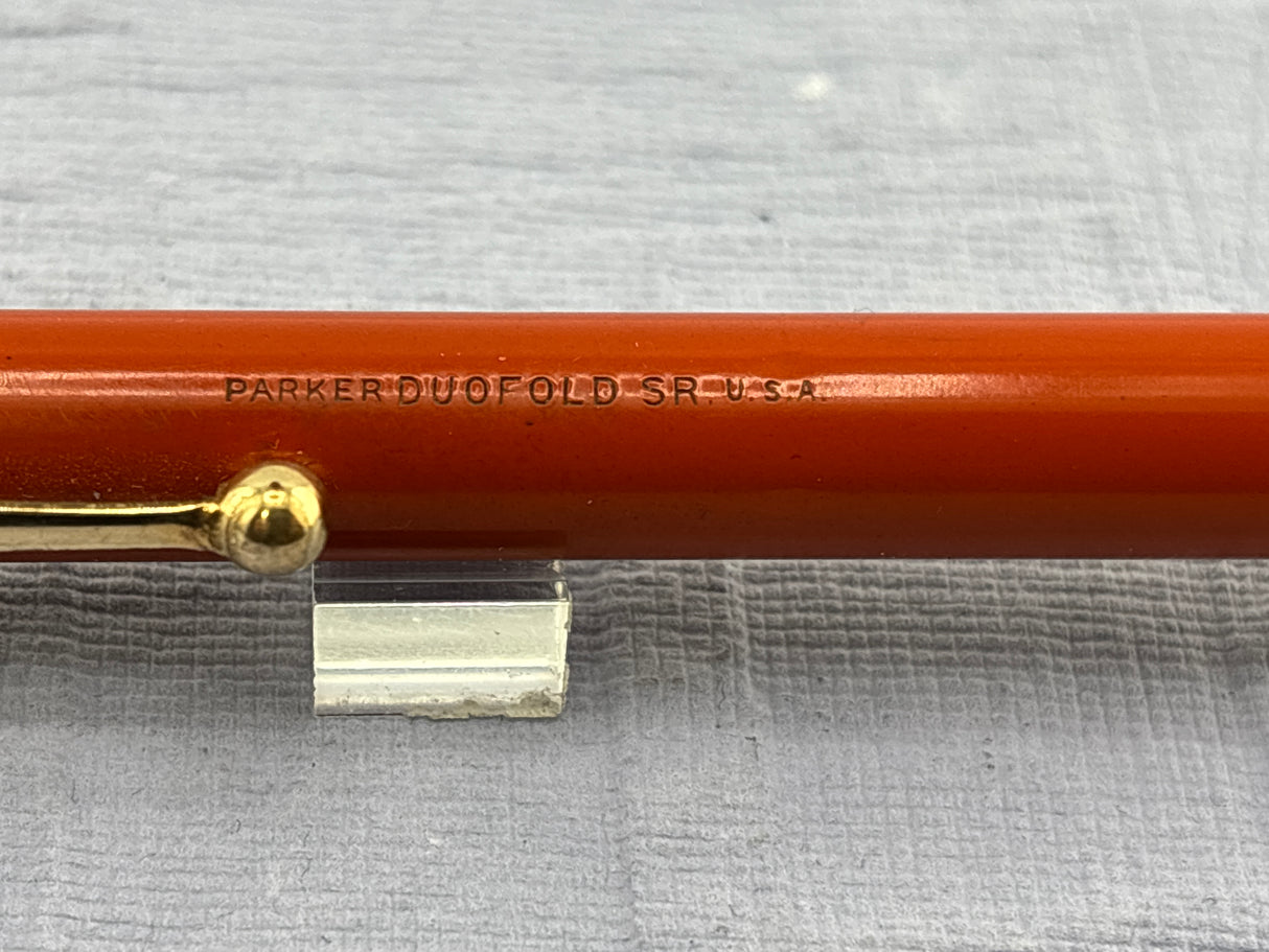 Parker Duofold Senior Orange Pencil - Mechanical Pencil
