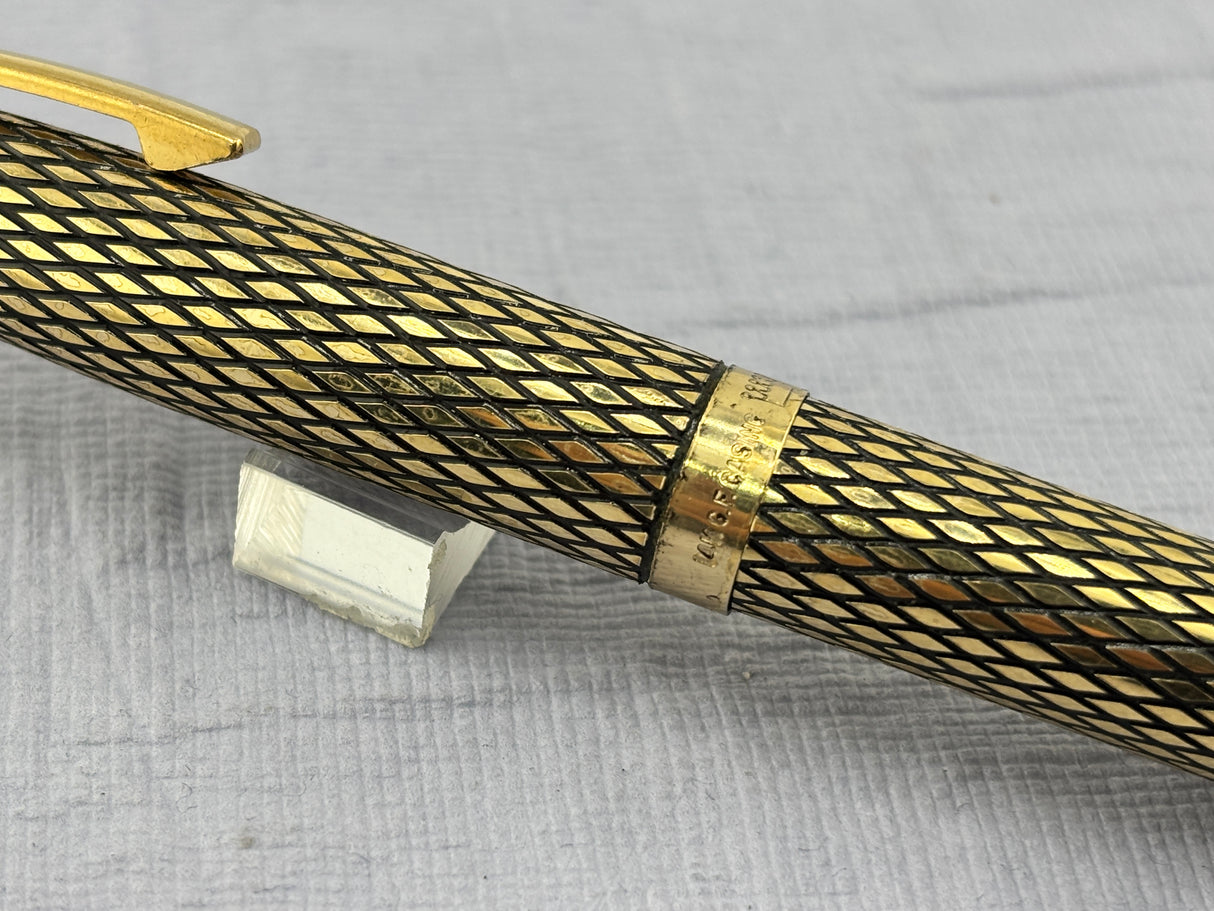 Sheaffer’s Imperial crossed lines 14K Gold Filled - Fountain Pen