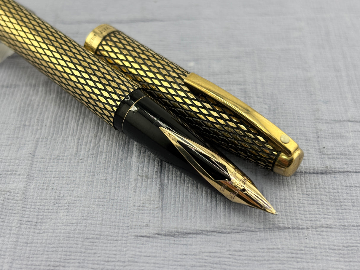Sheaffer’s Imperial crossed lines 14K Gold Filled - Fountain Pen