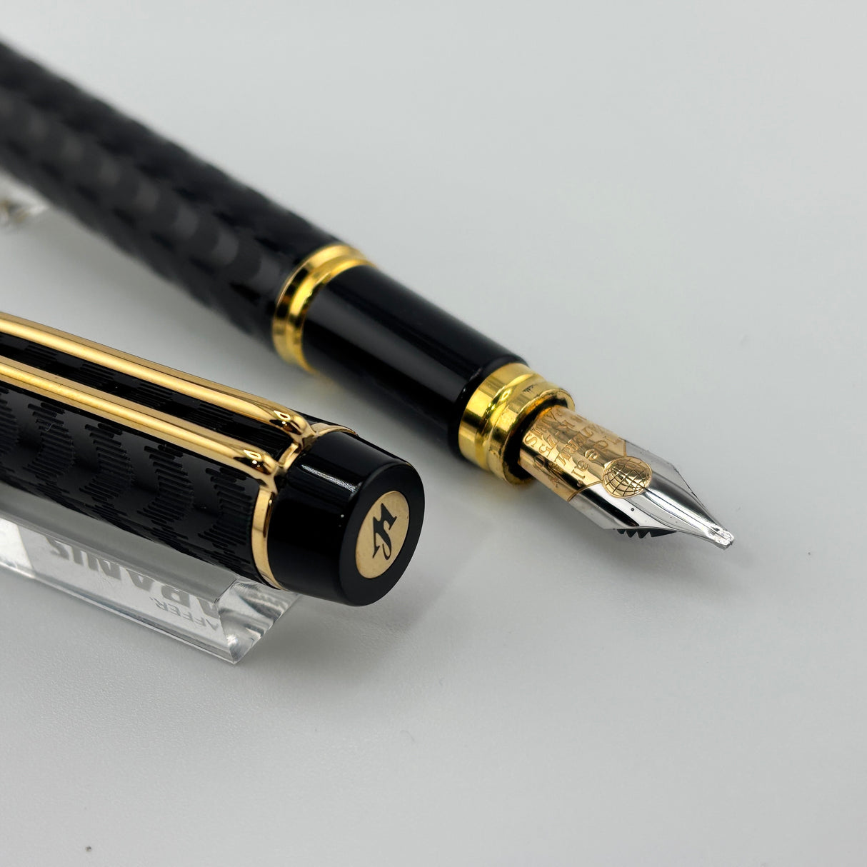 Waterman Le Man Opera Black Chased Fountain Pen